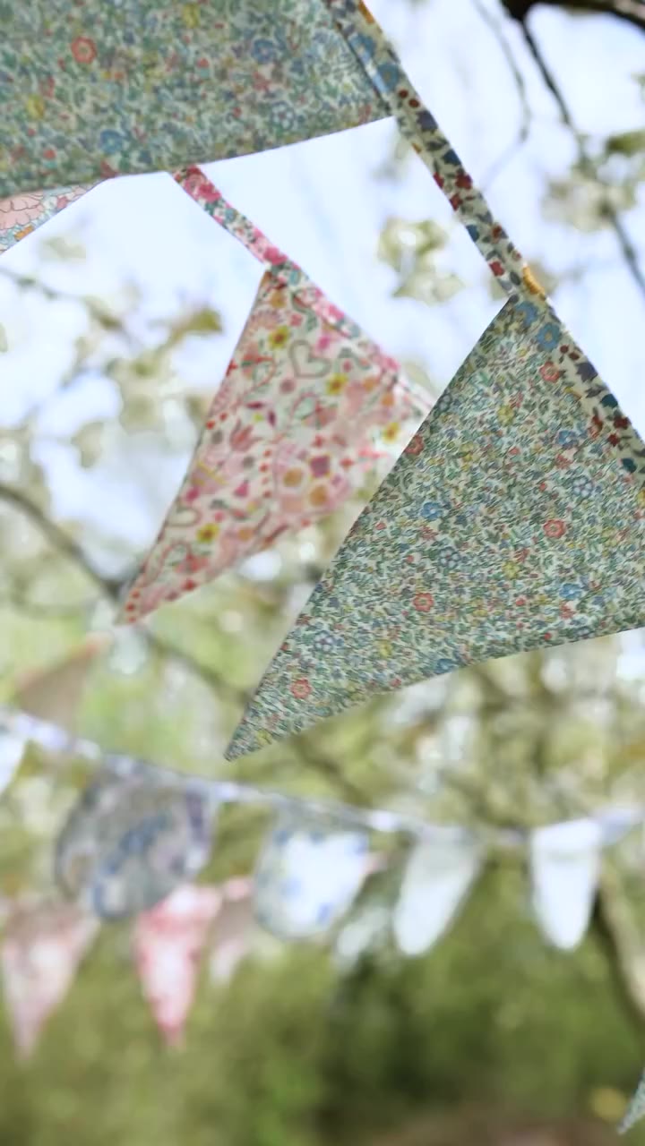 Here’s to late-summer evenings, garden gatherings and plenty of bunting.