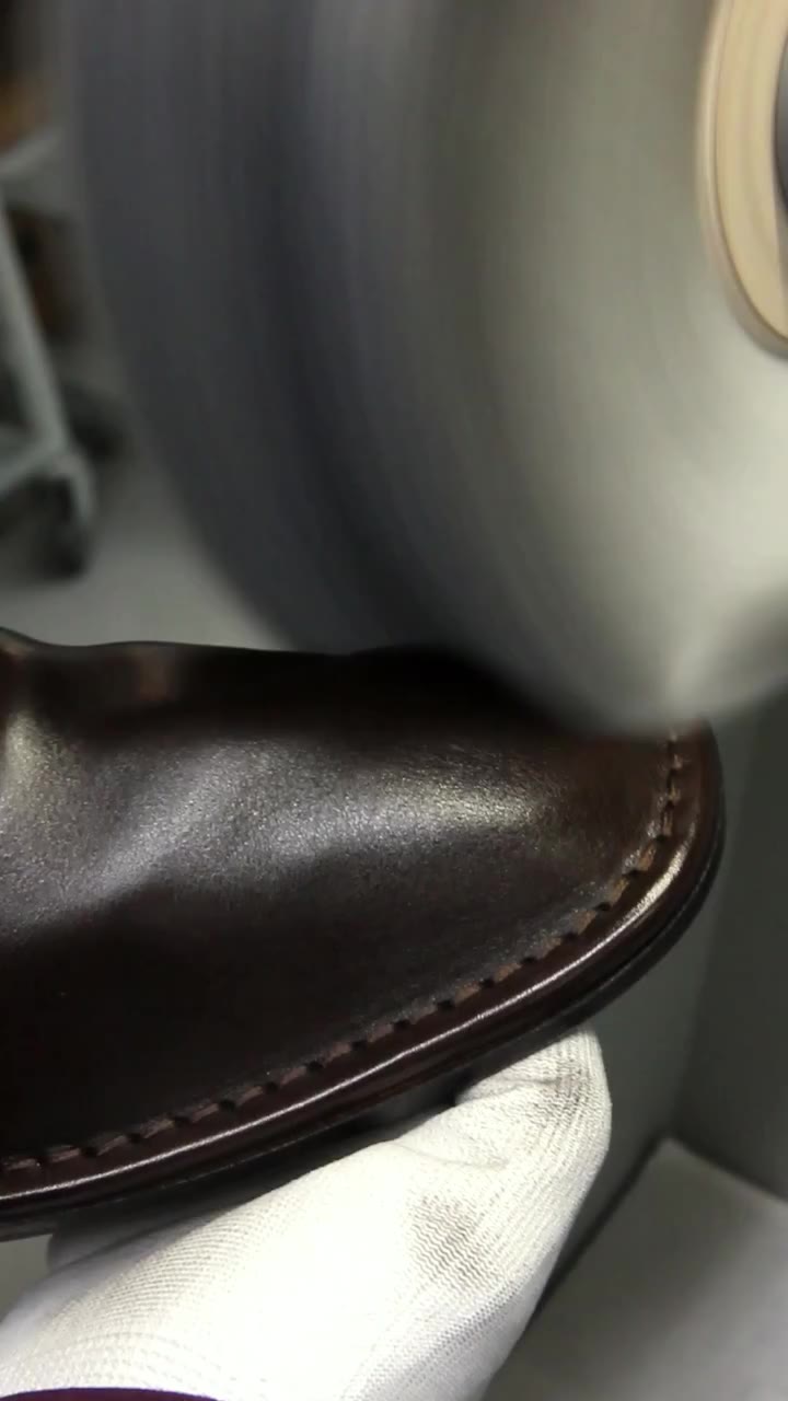 Ercole is shaped the slow way. Hand-stitched with San Crispino construction…