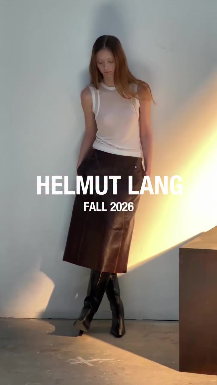 HELMUT LANG FALL 2026 LOOKBOOK Available Now WWW.HELMUTLANG.COM