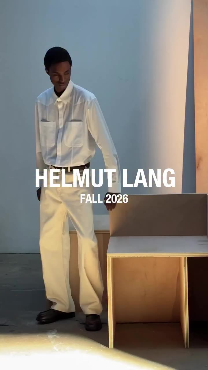 HELMUT LANG FALL 2026 LOOKBOOK Available Now WWW.HELMUTLANG.COM