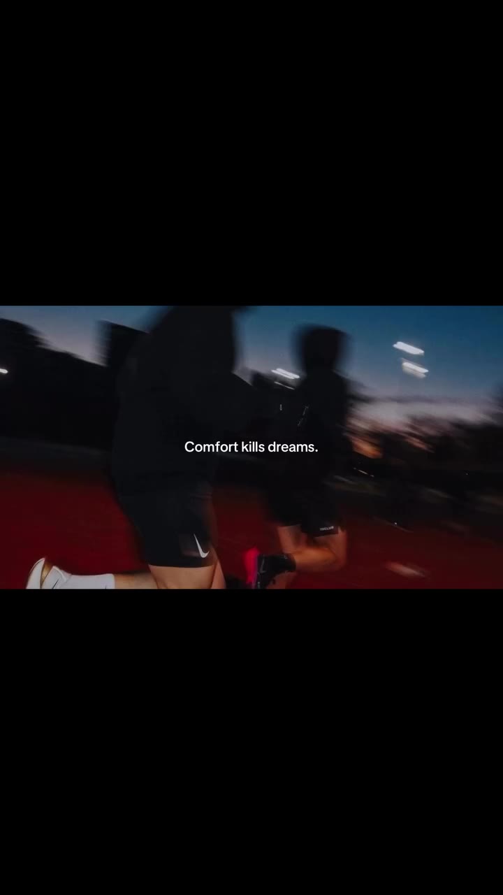 Comfort kills dreams. #sportfashion #lifestyle #running