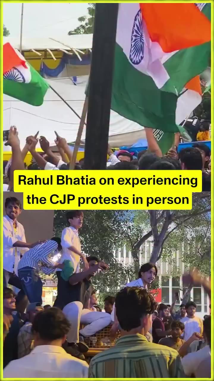Why did the Rahul Bhatia fly to Delhi to join the Cockroach protests? Because…