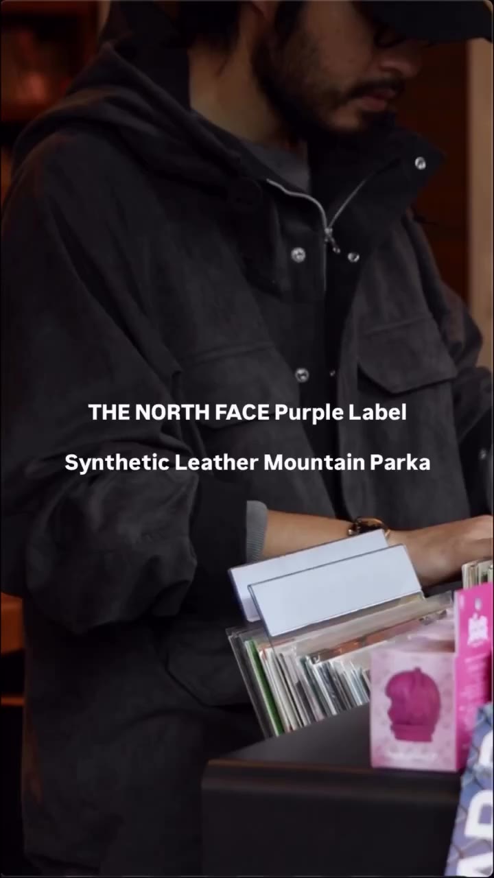 ⁡ 【THE NORTH FACE PURPLE LABEL 2026 FALL & WINTER】 ⁡ Synthetic Leather…