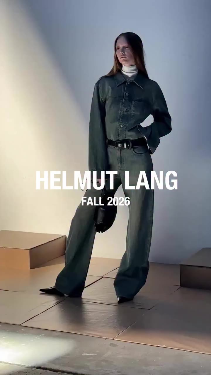 HELMUT LANG FALL 2026 LOOKBOOK Available Now WWW.HELMUTLANG.COM