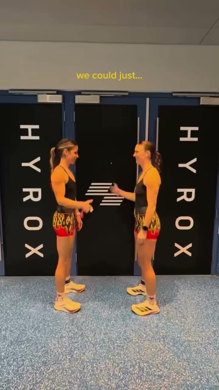 a comp with your bestie is always a good idea ❤️‍🔥 #hyrox