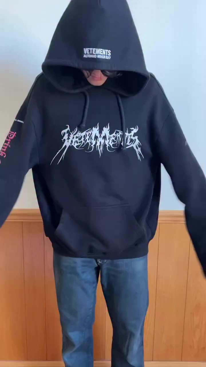 Vetements FW17 ‘Total Fucking Darkness’ Hoodie Available for sale now!…