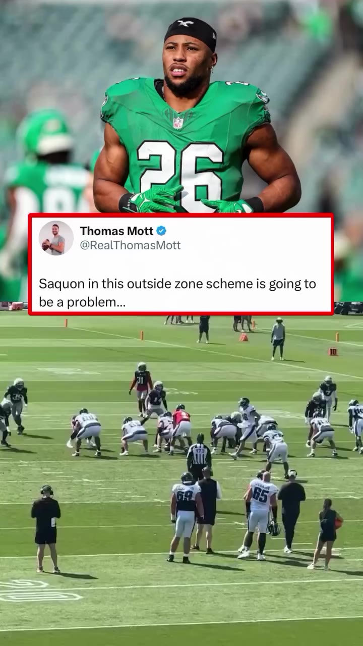 Yeah.. Saquon’s gonna be a PROBLEM 😤 (h/t RealThomasMott/X)