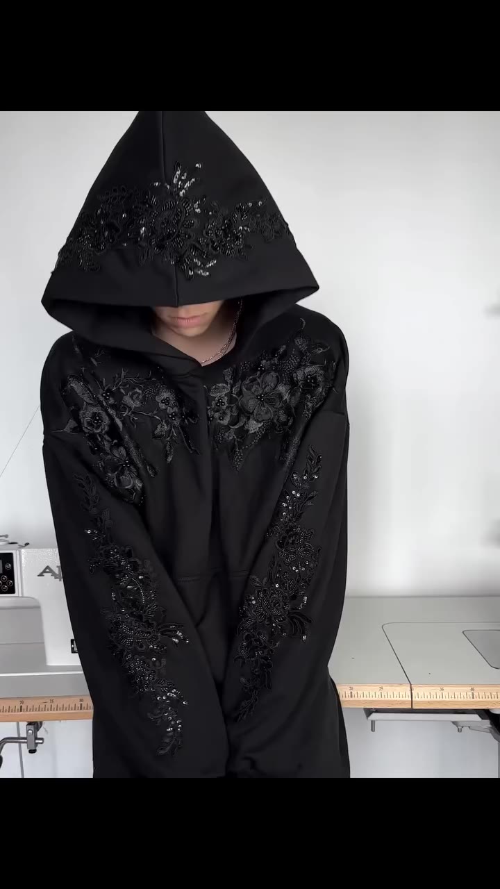 BLACK GARDEN HOODIE | AVAILABLE ONLINE
