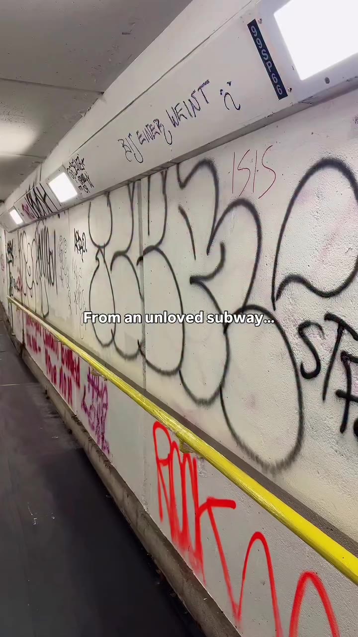 Talk about a transformation 😱 The 55 Degrees North subways have had a serious…