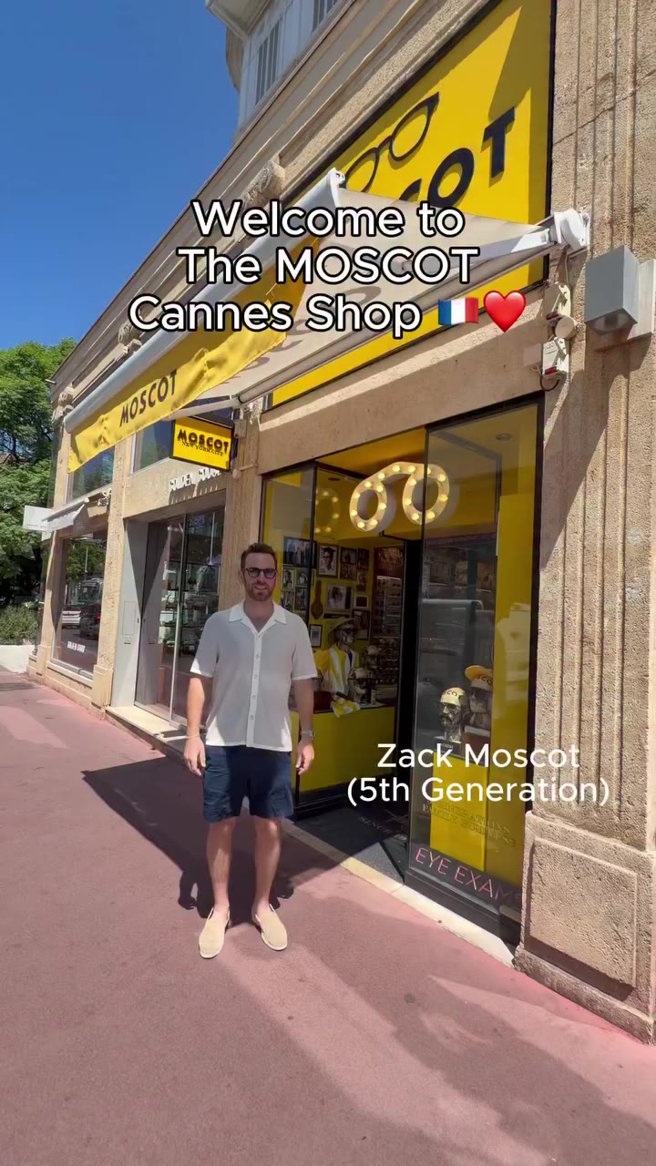 Bonjour France! Zack Moscot (5th Generation) welcomes you into The MOSCOT…