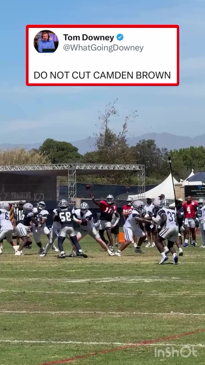 ANOTHER GEM FROM THE COWBOY UDFA .. CAMDEN BROWN WELCOME TO THE LEAUGE 🤯 (h/t…