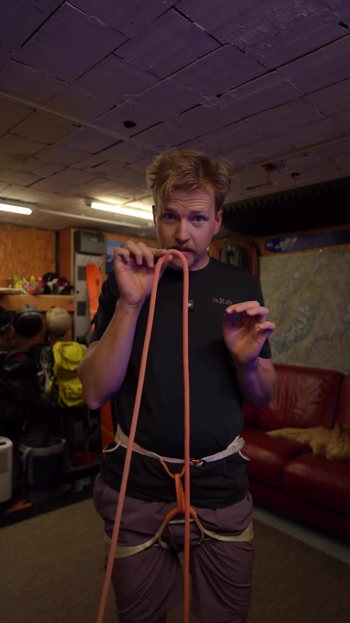 Being able to tie into the middle of your rope is a useful thing to know how…