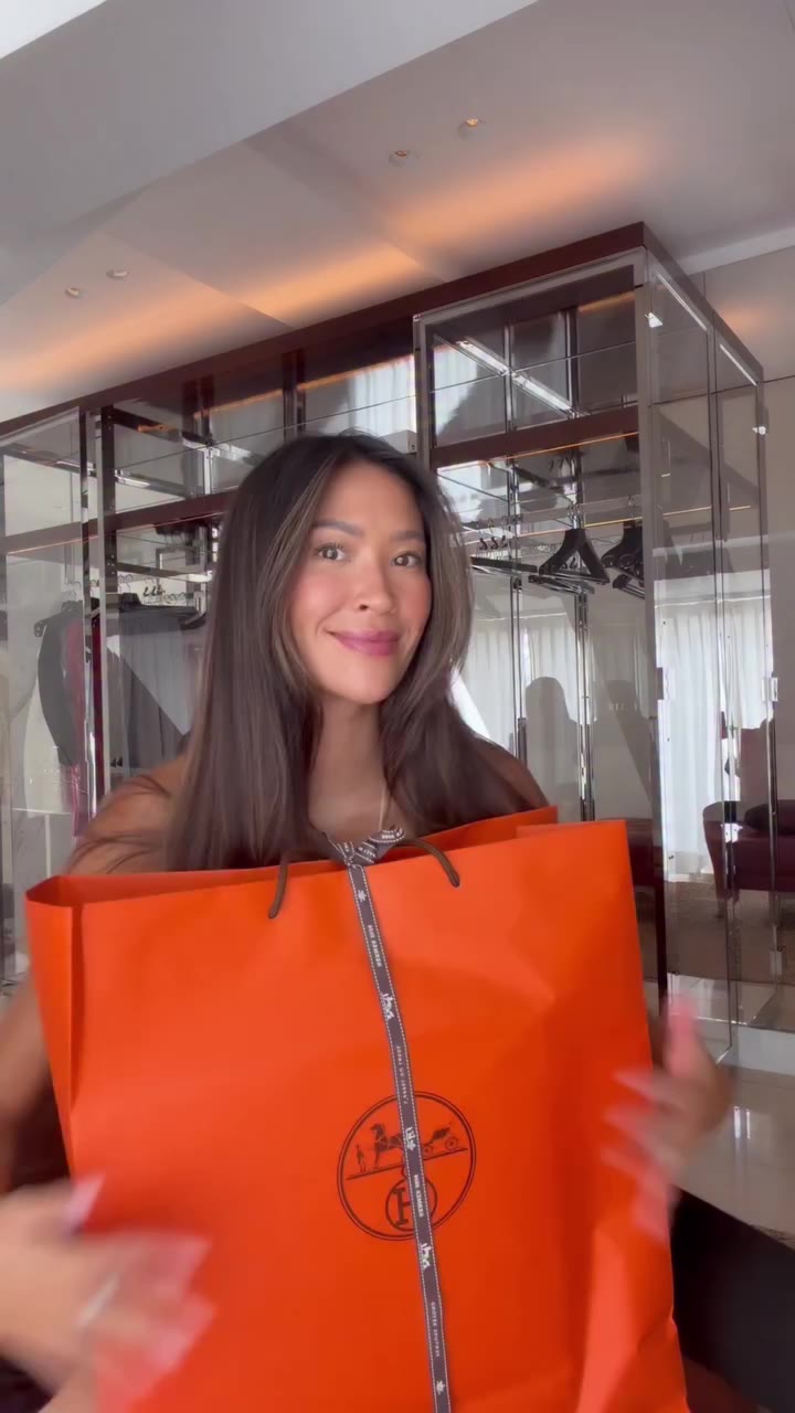 pov: you bought your first birkin 🖤 #unboxing #hermes #birkin25
