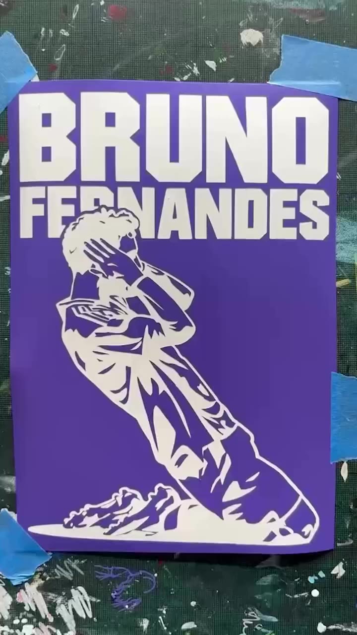 Painting @brunofernandes8 👹 🎨 - @jordan.dawson