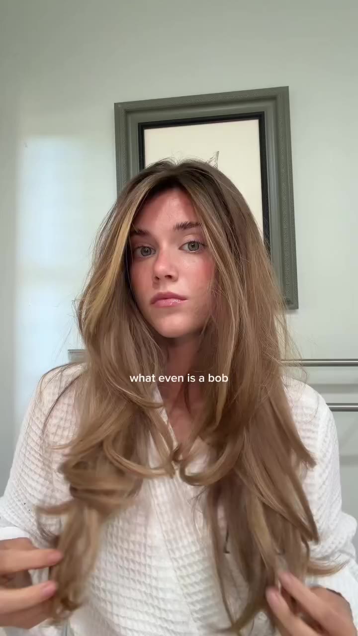When the thought of cutting your hair crosses your mind… just do a bouncy…
