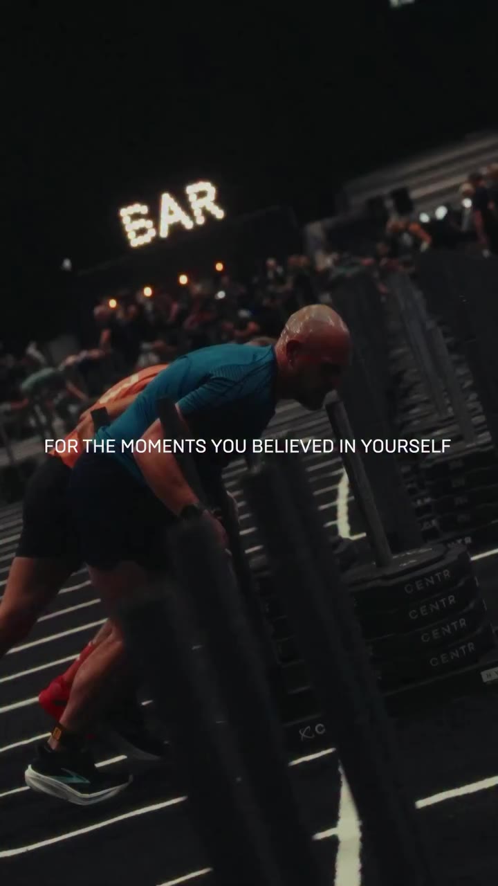 For the moments you believed in yourself… When no one else did.