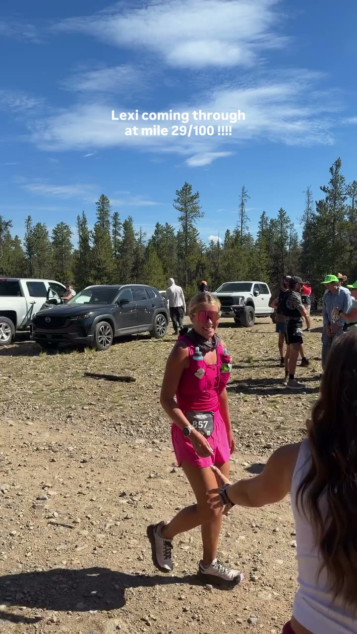 SHE IS CRUSHING IT!!!! #leadville100