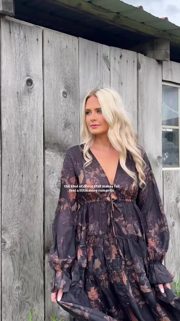 Prairie bloom maxi 🌾 western style / cowboy boots / western fall aesthetic