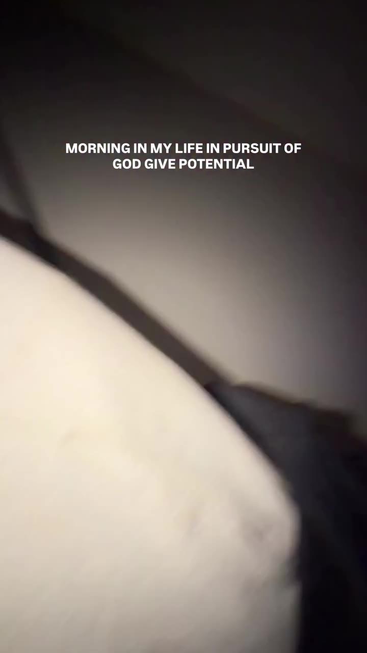 Morning routine pursuing of God given potential @noktraclo