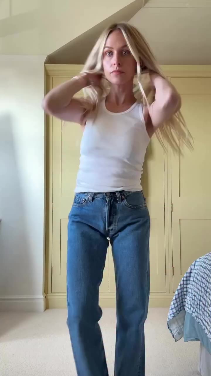 Favourite fail safe outfit formula. Simple base of jeans, a vest & boots, then…