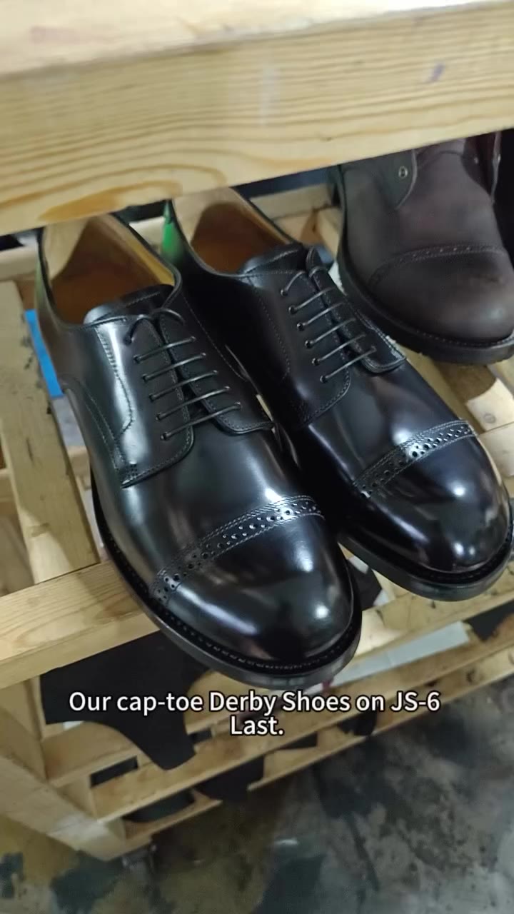 Derby Shoes | JS‑6 Last Upper crafted from premium Oak Tanned Shell Cordovan…