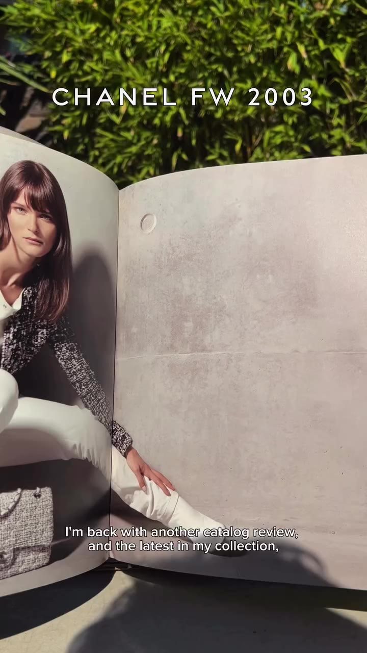 The official postcards from the CHANEL Fall 2003 Ready-to-Wear catalog…