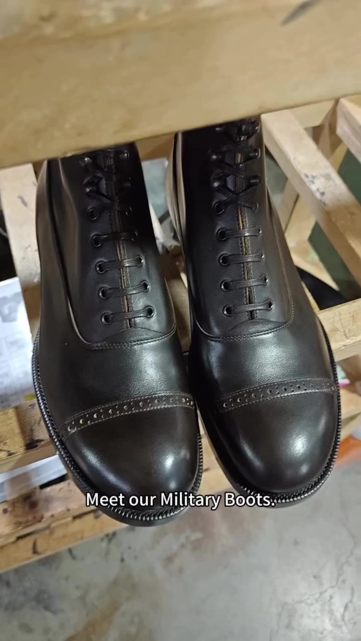Our Military Boots, built on the M24 last. Crafted from premium Italian Box…