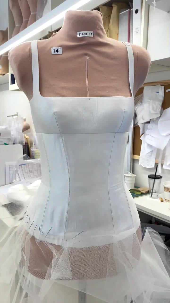 From atelier to runway Before Reina took its first steps on the NYBFW runway…