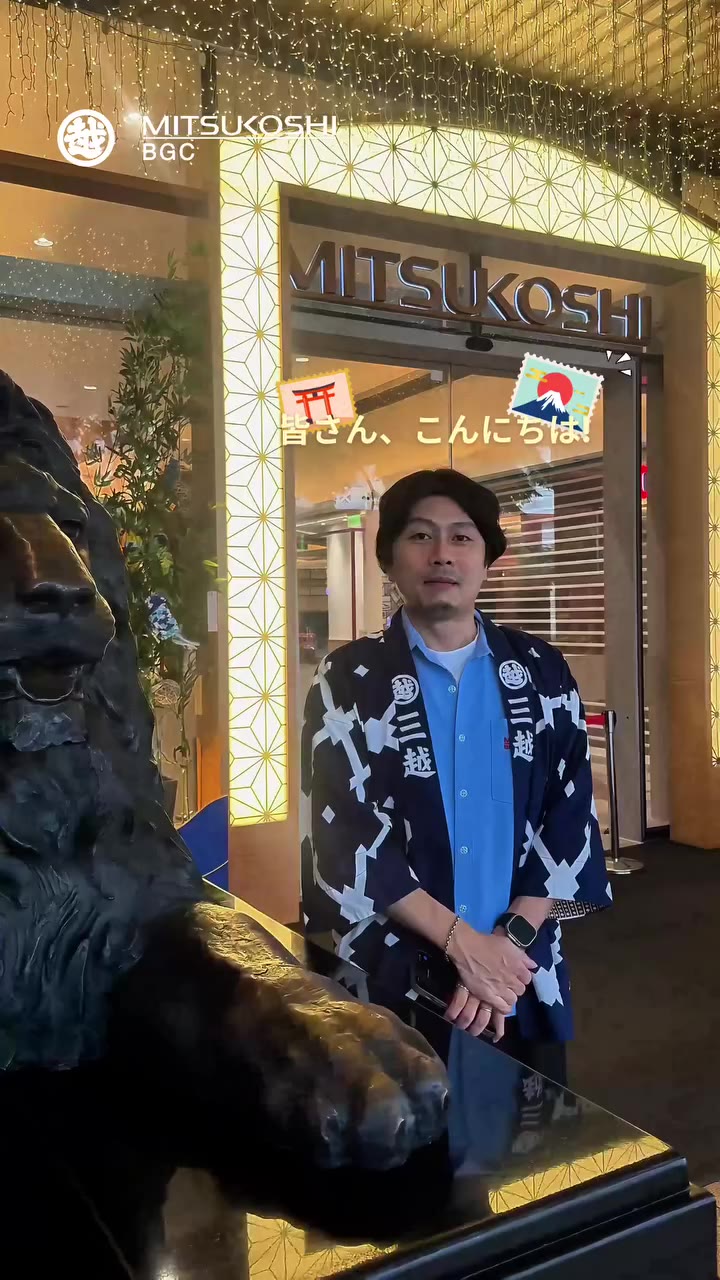 MITSUKOSHI BGC is known as the destination for an authentic Japanese food…