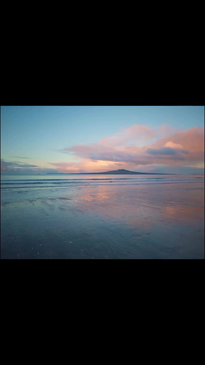 Takapuna sunset.🧡