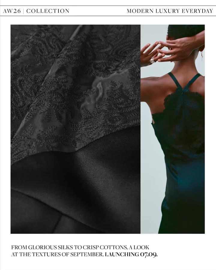A study in texture. The new collection, landing 07.09.