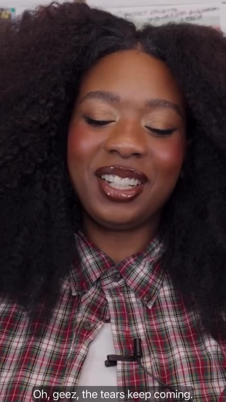Not to mess up the makeup but 🥲 — Happy tears for my global beauty campaign…