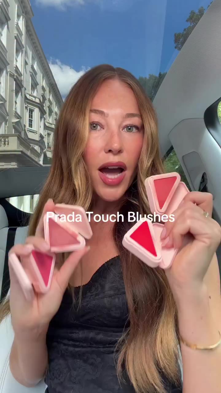 The new @pradabeauty Touch Blushes. A soft cream that dries into a matte…