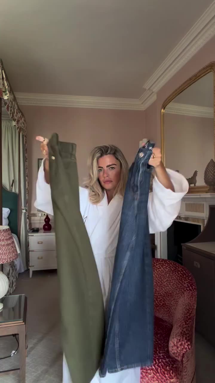 ok I’m ready for autumn now 🍂 2 pairs of barrel jeans that will take you into…