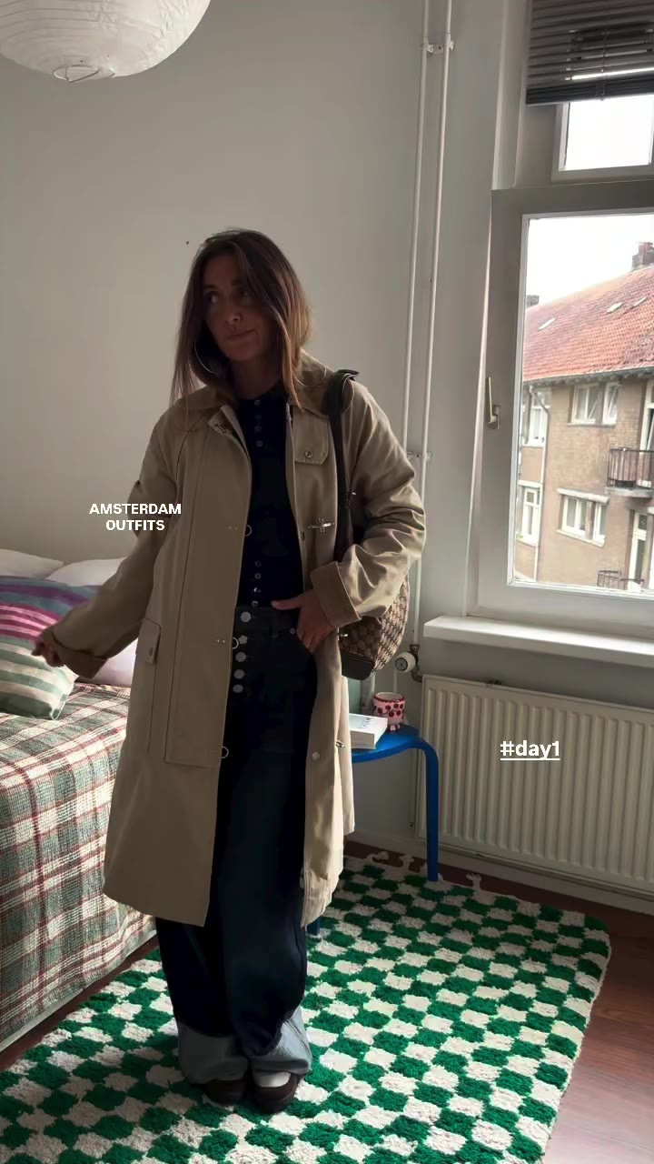 What I’m wearing today <3 The perfect trench coat from @damsonmadder