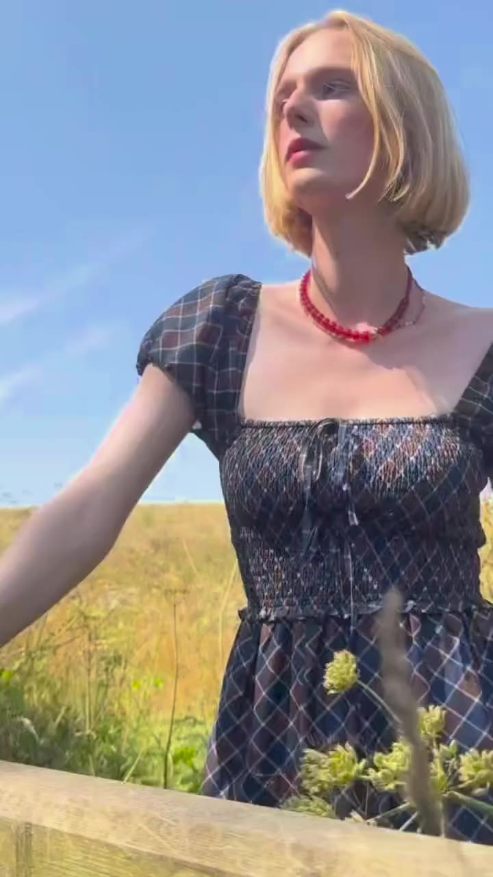 Field study: Holly wears the Aster Nap Dress® in Wiltshire Plaid, launching…