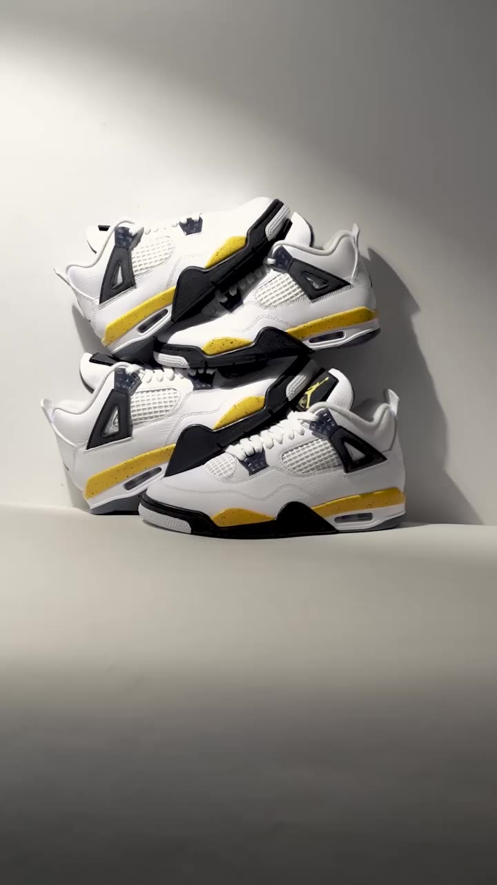 The Air Jordan 4 returns in Rare Air 'Tour Yellow' A colour story that leans…