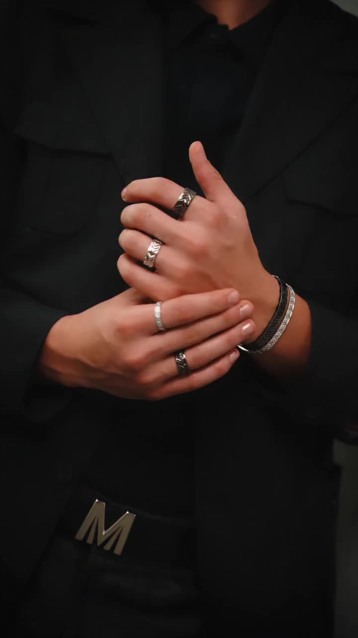 Necklaces, rings and considered details come together across distinct…