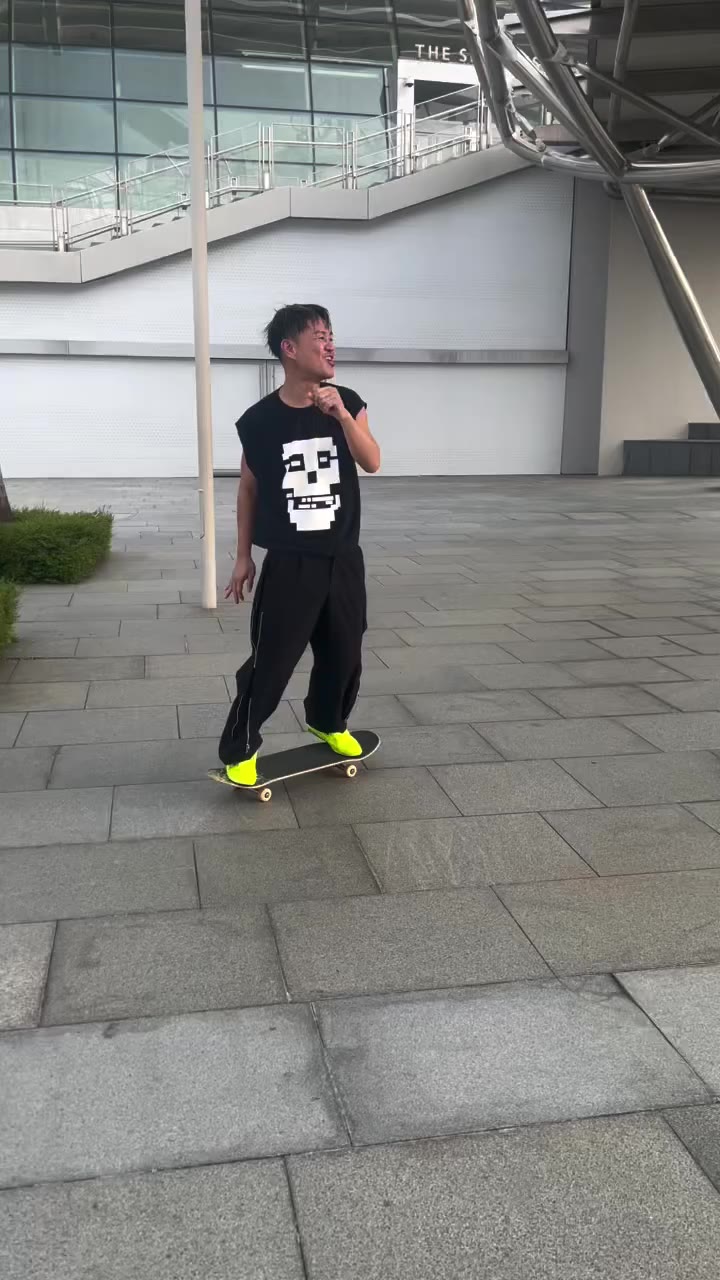 Mall grabs and pushing mongo are my fav things about skateboarding
