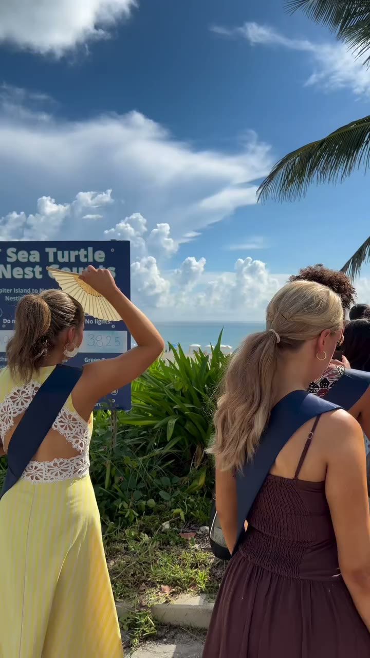 When in @palmbeachesfl! The @missamerica delegates got to visit the Atlantic…