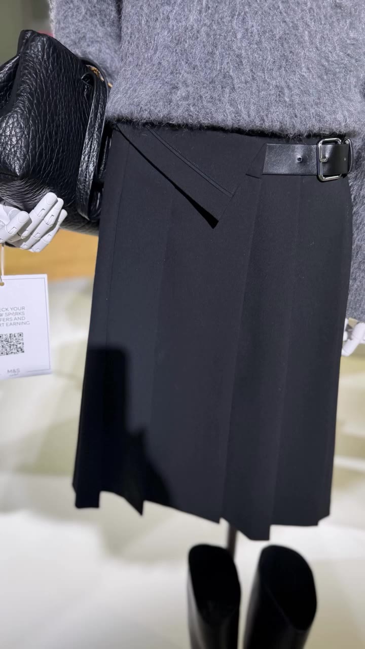 I went to the M&S autumn/winter preview. And then I went in store, because…