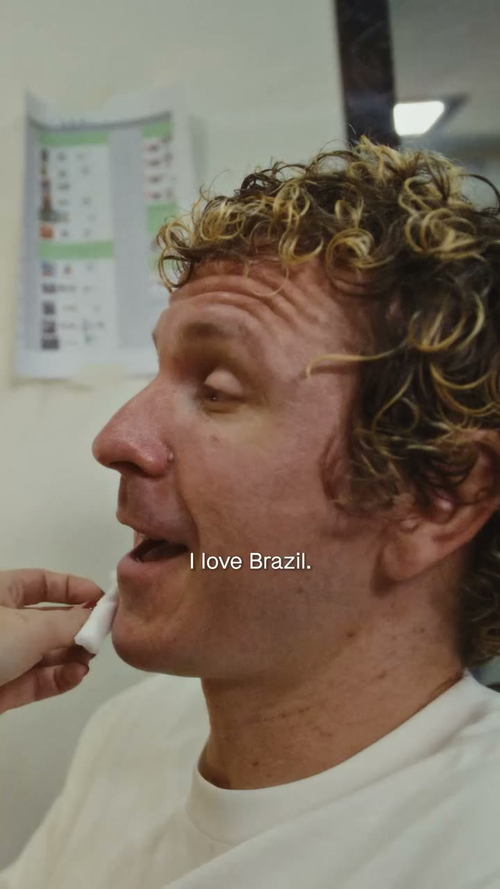 El detrás de cámaras de nuestro icónico photoshoot en el corazón de São Paulo…