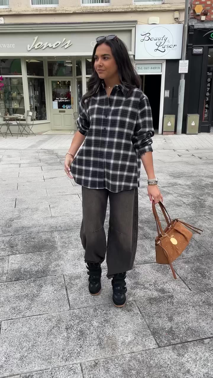 Styling this fab shirt from @secondfemale 🖤 Shirt - Second Female Jeans …