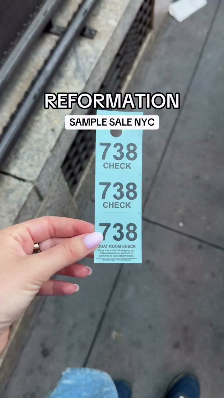 Come with me to the Reformation Sample Sale happening in NYC this week! 🤍 📍…