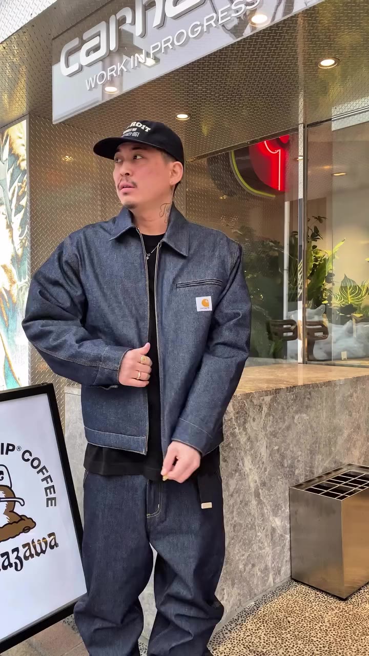 定番シリーズ”OG DETROIT JACKET” 人気なシルエットにデニム素材。 パンツと素材合わせで着用しても良い1点🔥 175cm/M size…
