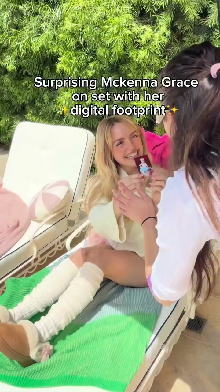 digital footprint so large we don’t even make that size @mckennagraceful 🦶🤭