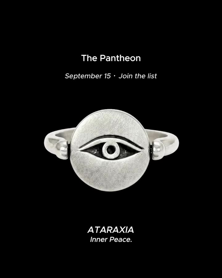 September 15. The Pantheon opens. 🏛️ ATARAXIA — inner peace. One of five…