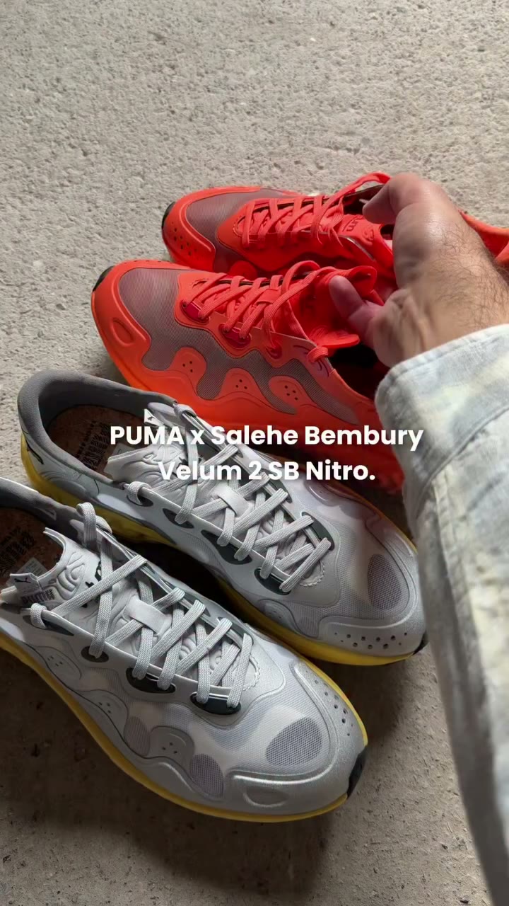 • PUMA x Salehe Bembury in-hand look.