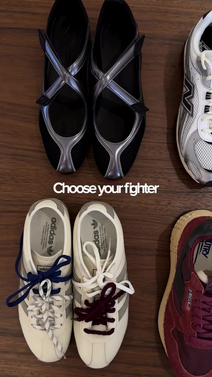 A curated selection of the season’s sneakers. Four distinct styles, each with…