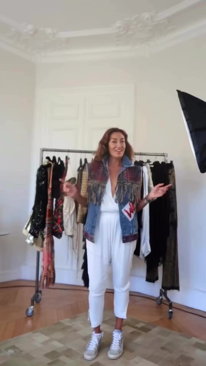 Opening the doors to my closet… just a little 👀 There are so many stories…